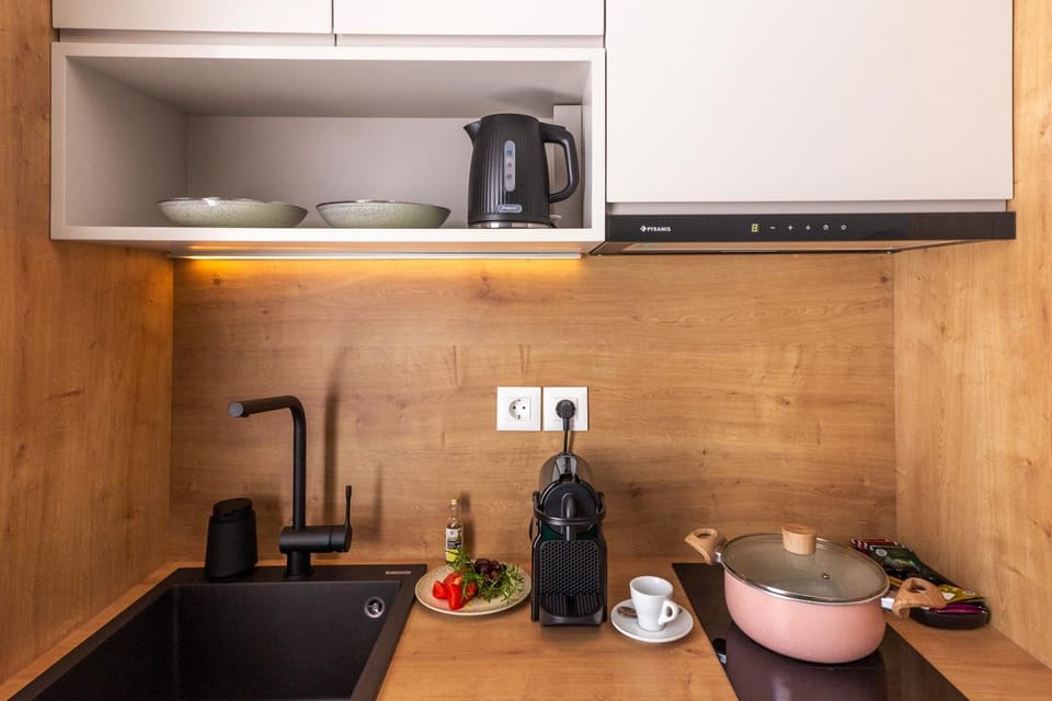 Kitchen or kitchenette, kitchen