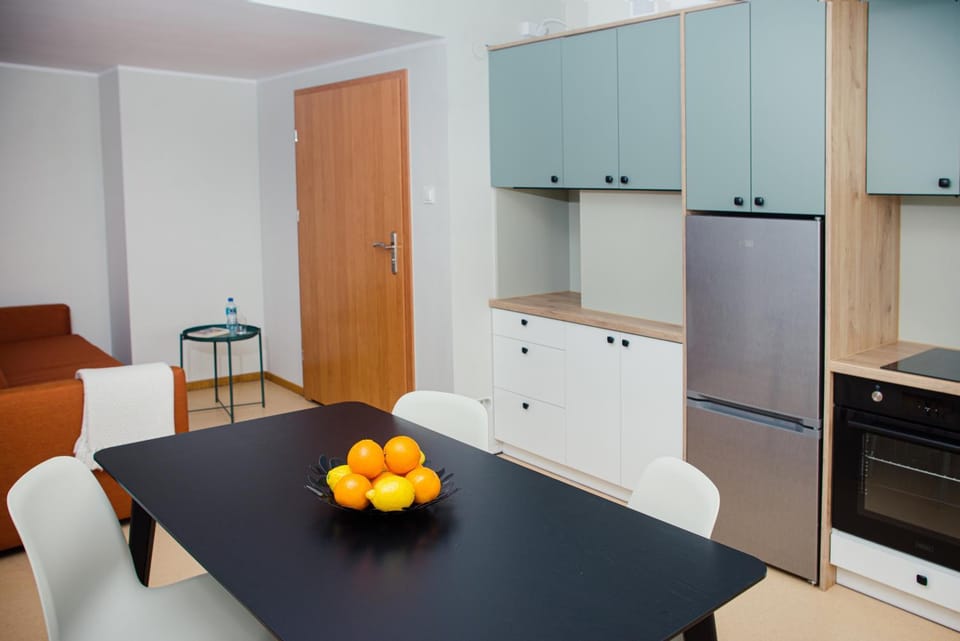 Kitchen or kitchenette, Dining area, stove