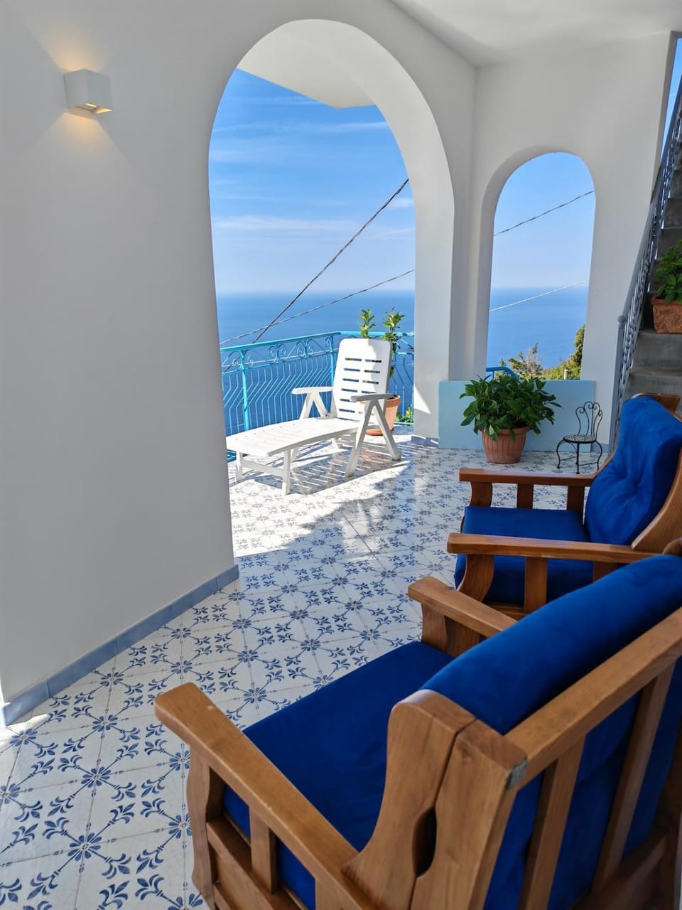 Natural landscape, Balcony/Terrace, Sea view, sunbed