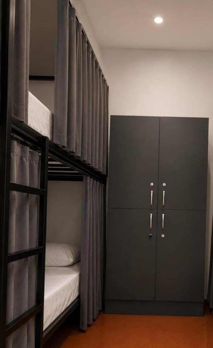 Bed, Bedroom, bunk bed, wardrobe