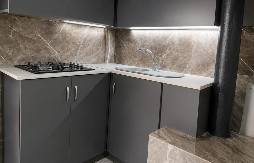 Kitchen or kitchenette, Kitchen or kitchenette, stove