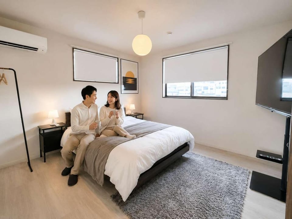 Modern Japanese House Near Ozu Station by Restavio Apartment in Japan