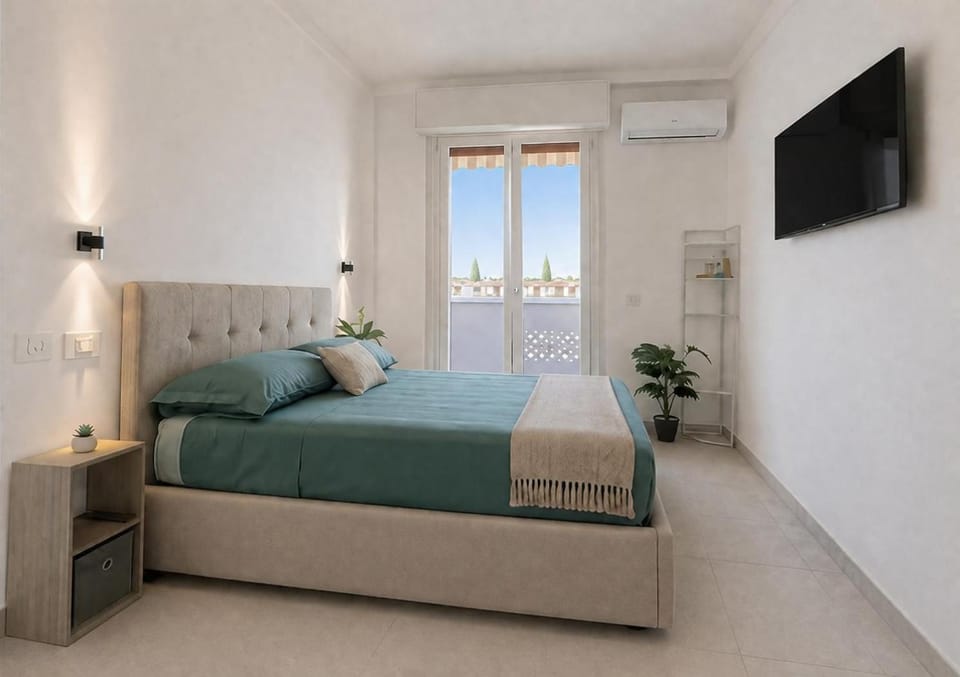Bed, TV and multimedia, Bedroom, air conditioner