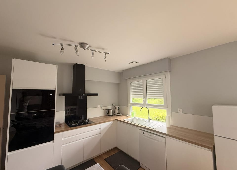 Coffee/tea facilities, Kitchen or kitchenette, dishwasher, oven, stove