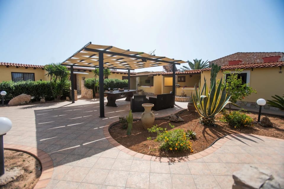 Property building, Patio