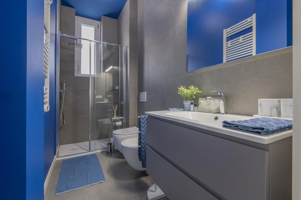 Shower, Toilet, Bathroom, towels