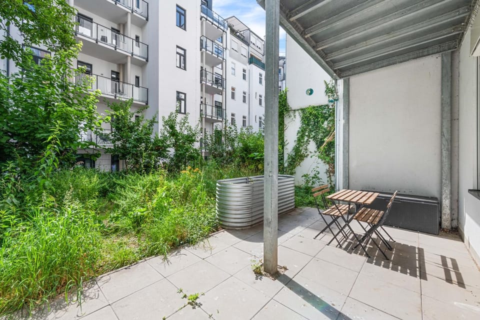 Patio, Spring, Day, Garden, Garden, Garden view