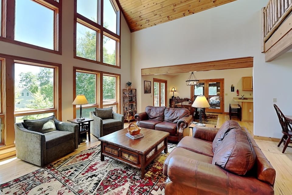 Living room, Seating area, Garden view, furniture