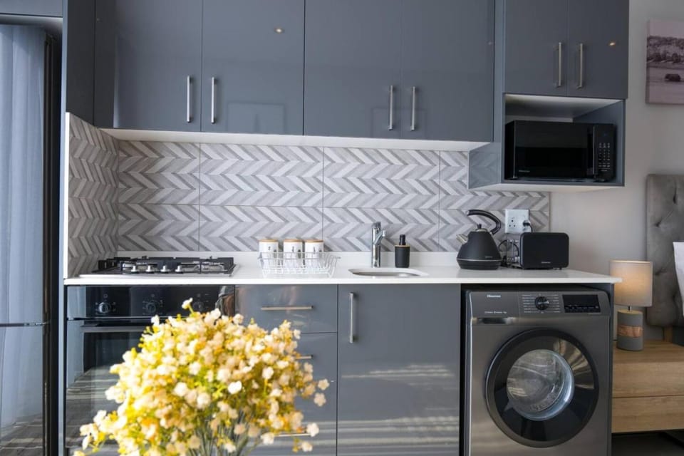 Coffee/tea facilities, Kitchen or kitchenette, minibar, oven, stove, toaster, washing machine