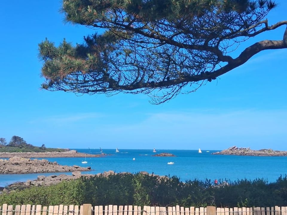 Maison face à la mer avec accès direct à la plage House in Trégastel