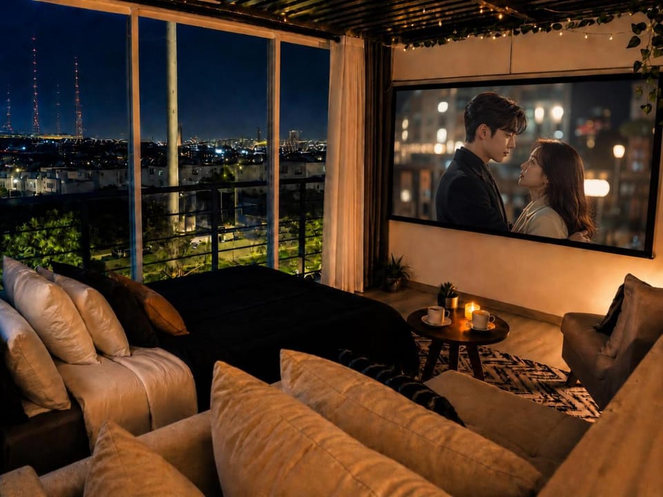 Night, Living room