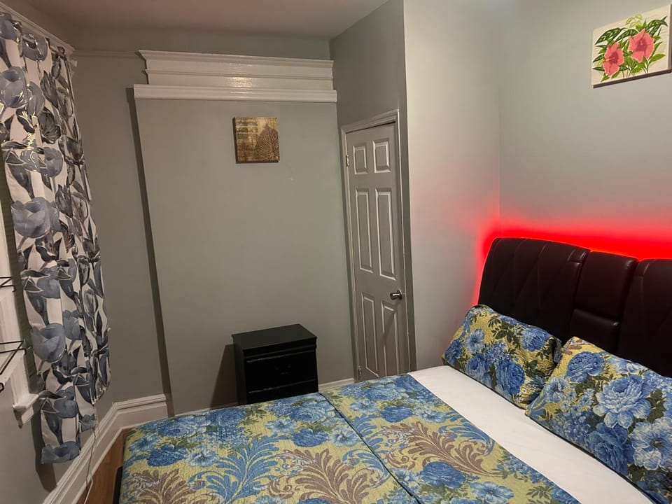 Stylish Red LED Bedroom Bed and Breakfast in Irvington