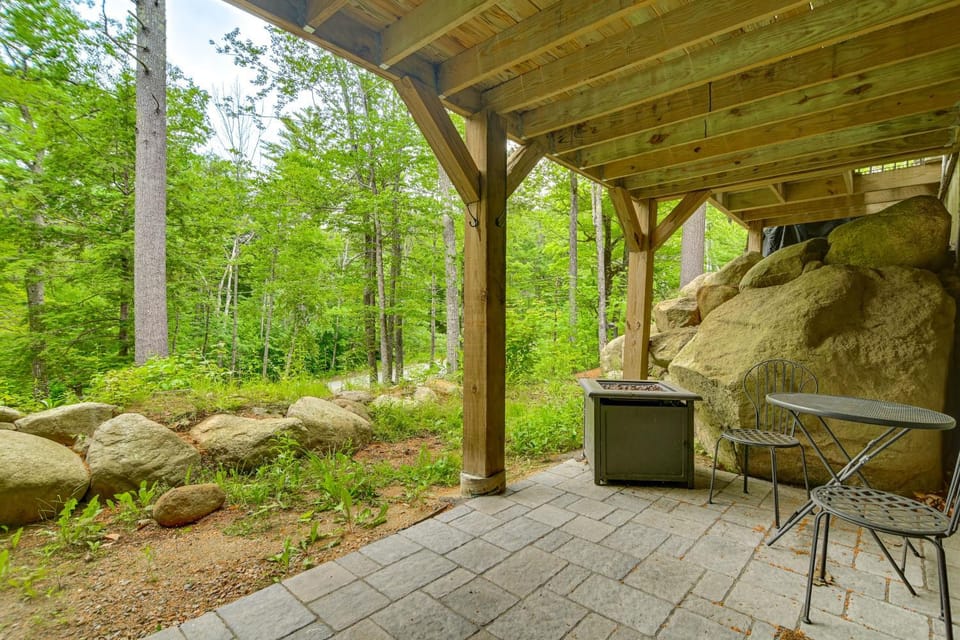 Woodsy + Secluded! Intervale Haven w/ Deck & Patio House in Bartlett