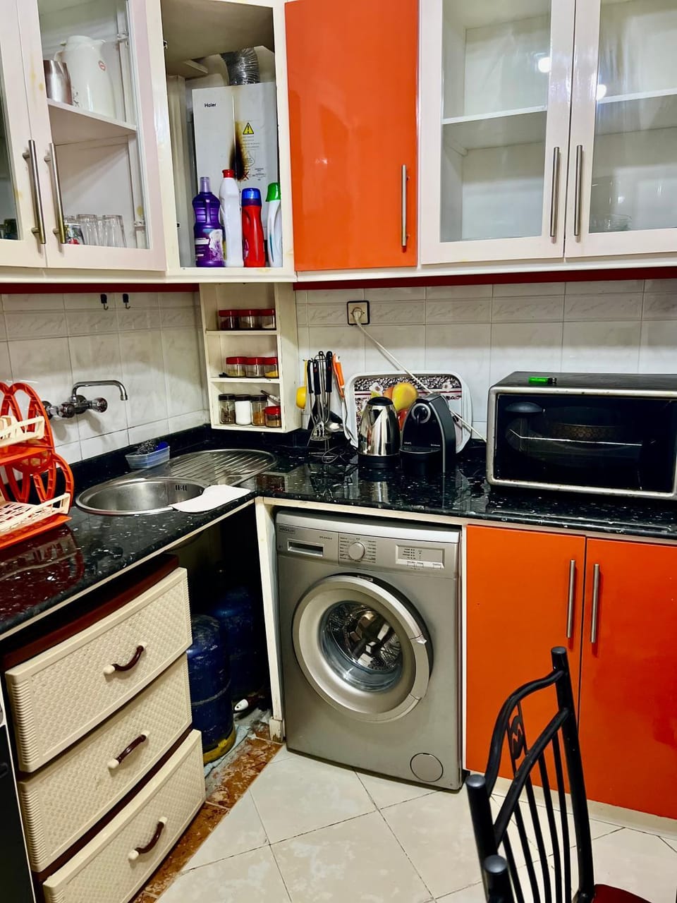 minibar, oven, stove, dryer