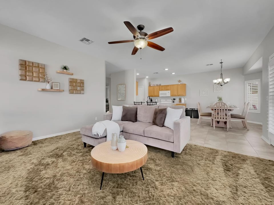 Living room, Seating area, Dining area