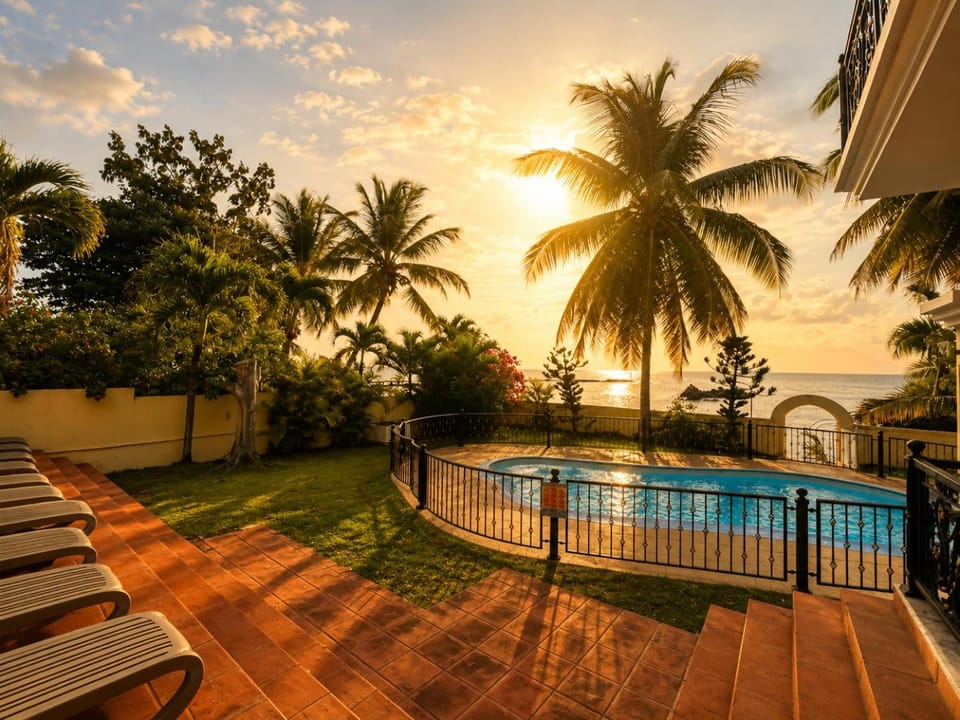 Ocean view Apartment in Pointe aux Biches