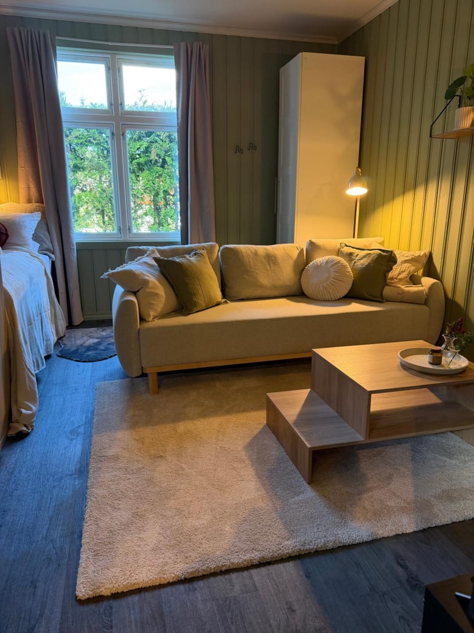 Living room, Seating area, Bedroom