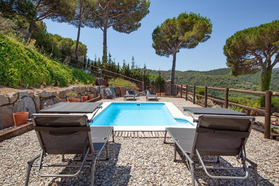 Property building, Living room, Swimming pool