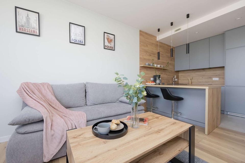Kitchen or kitchenette, Living room, Seating area, stove