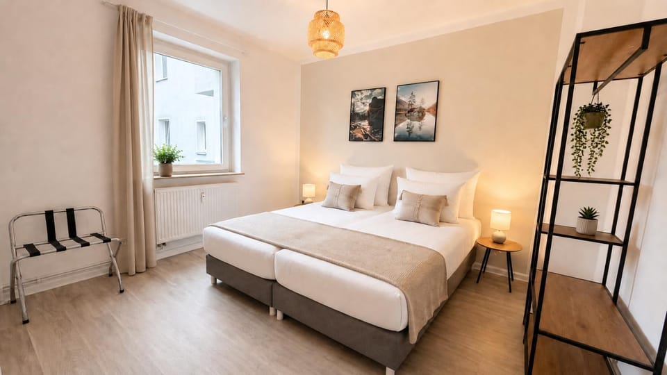 Bed, Photo of the whole room, Bedroom, internet