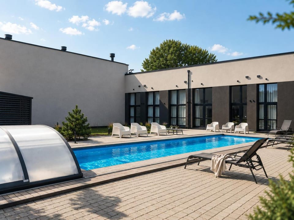Seating area, Pool view, Swimming pool