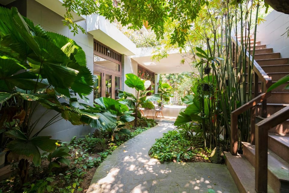 Property building, Garden, Garden view