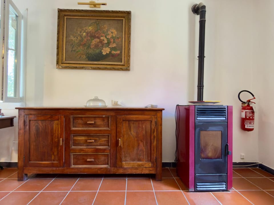 Living room, heating