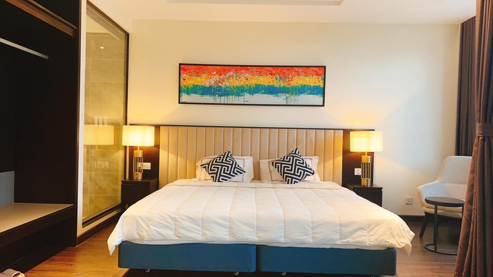 căn hộ Home Stay Sapphire S2 tiêu chuẩn khách sạn view thành phố Hạ Long rất đẹp Apartment in Vietnam