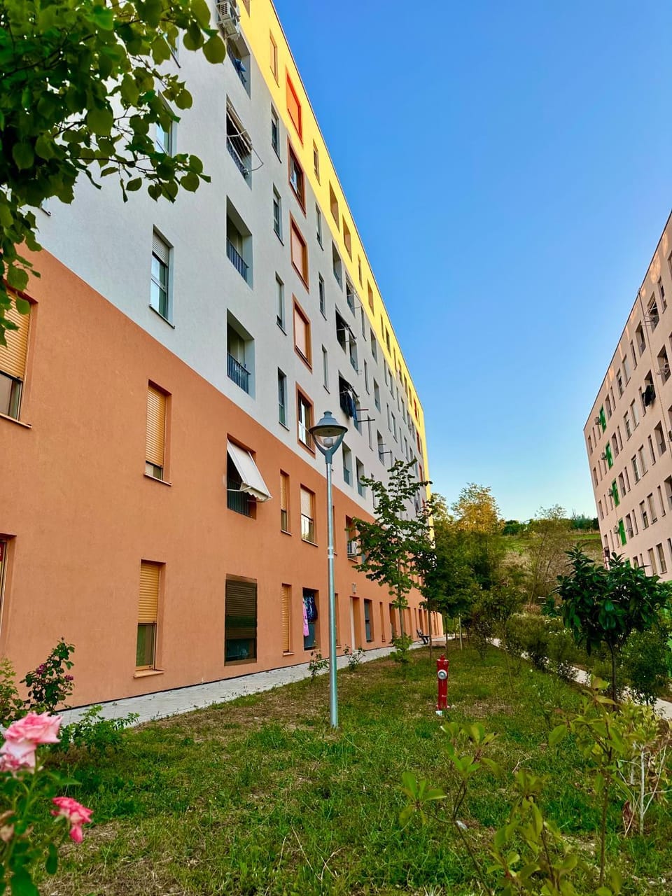 Property building, Spring, Day, Garden