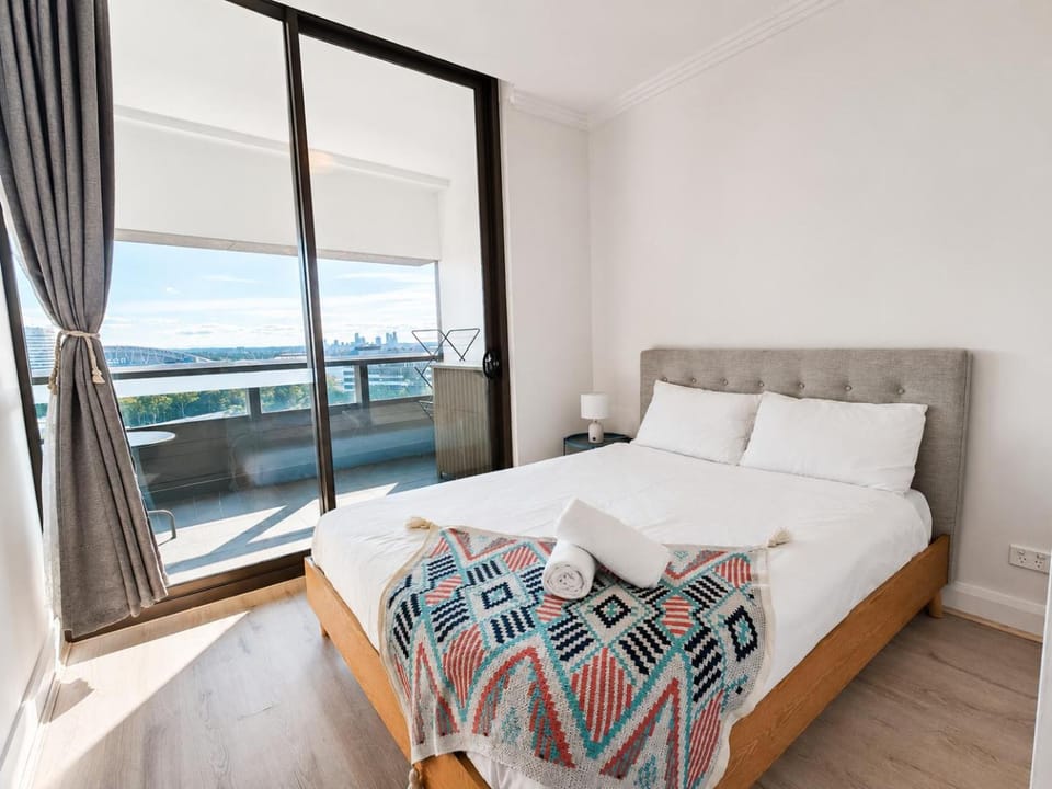 Modern 2BR 2BA Steps to Olympic Park Station Apartment in Sydney