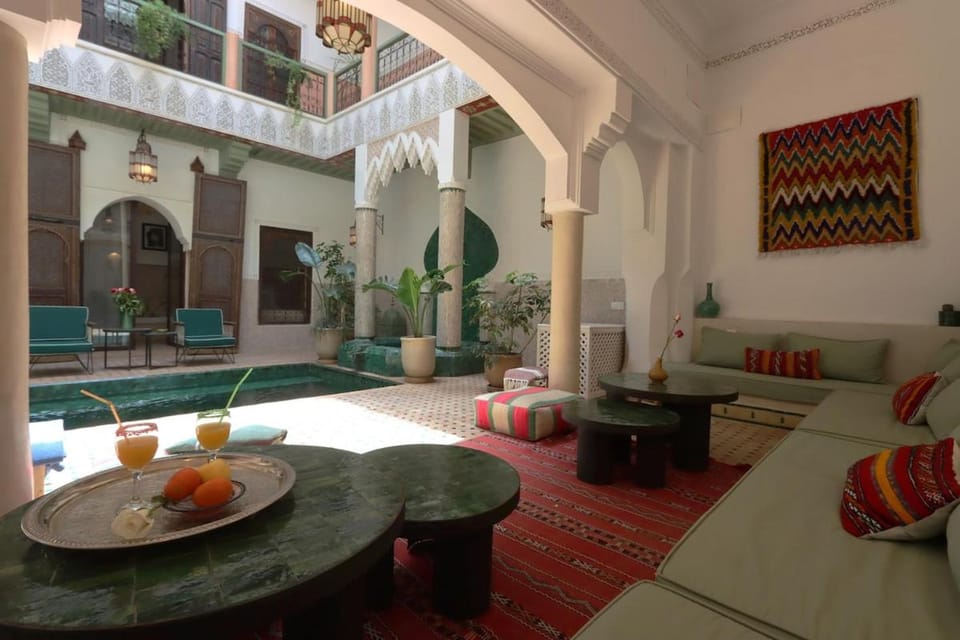Riad Madada, Location 1, Breakfast , Pool House in Marrakesh