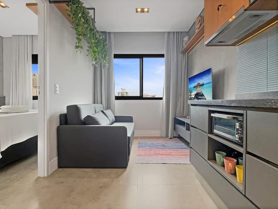 Allianz - Bourbon - Piscina - Coworking - Central Apartment in Sao Paulo City
