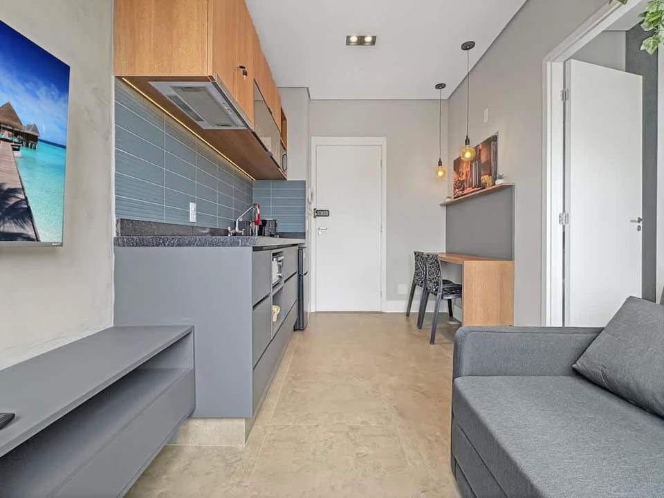 Allianz - Bourbon - Piscina - Coworking - Central Apartment in Sao Paulo City