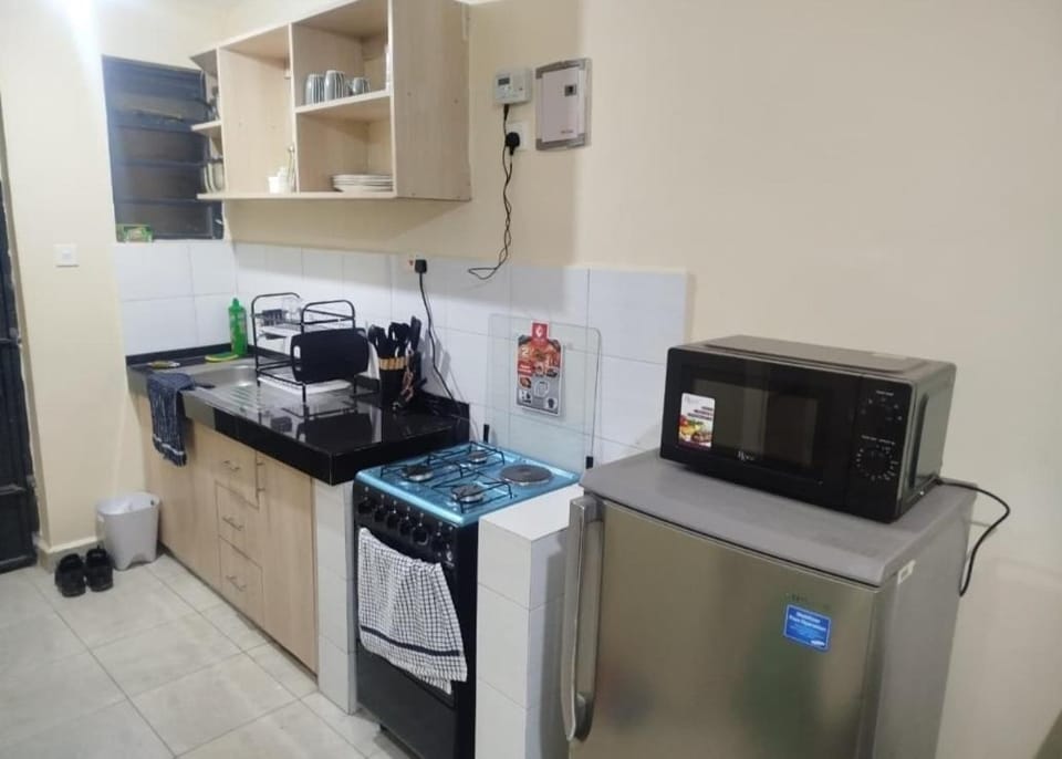 Coffee/tea facilities, Kitchen or kitchenette, oven, stove