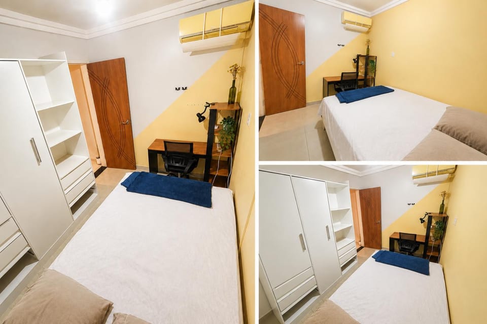 Bed, Photo of the whole room, Bedroom, wardrobe