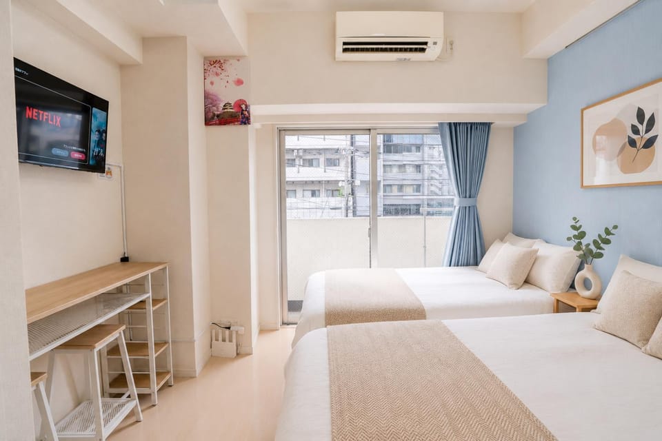 Bed, TV and multimedia, Photo of the whole room, Bedroom, air conditioner