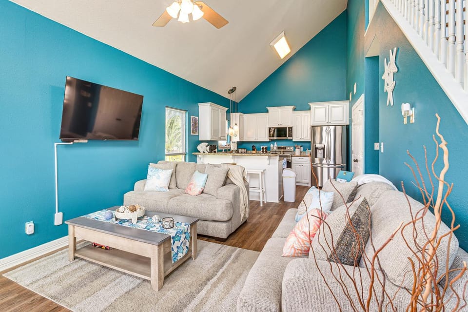 Walk to Ocean! Crystal Beach Gem w/ Decks & View! House in Bolivar Peninsula