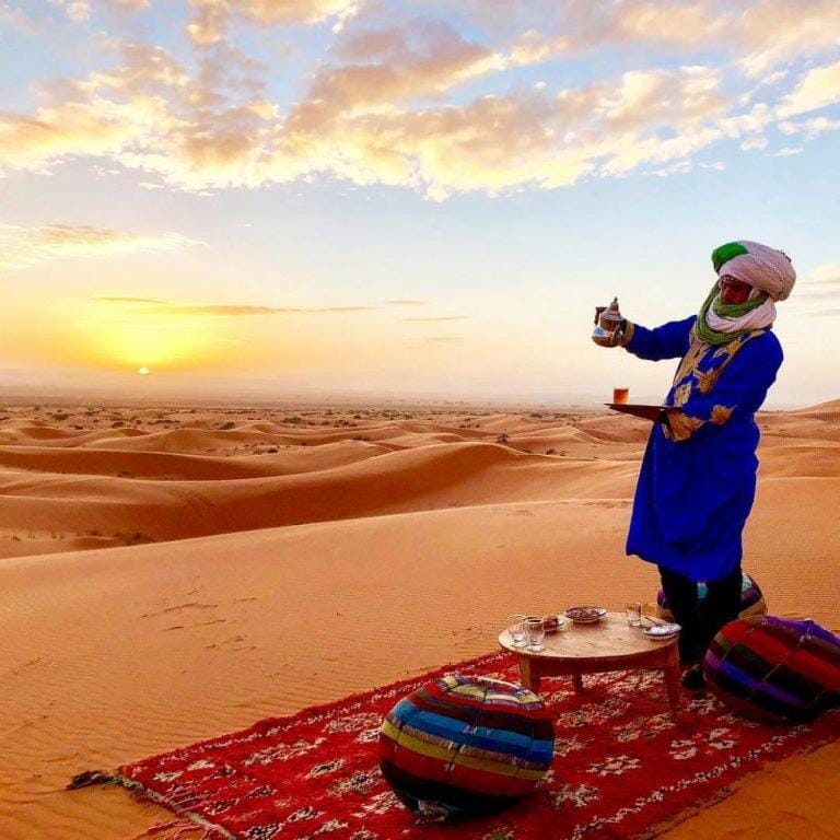 Erg Chbbi Camping Merzouga desert tour Campground/ 
RV Resort in Morocco