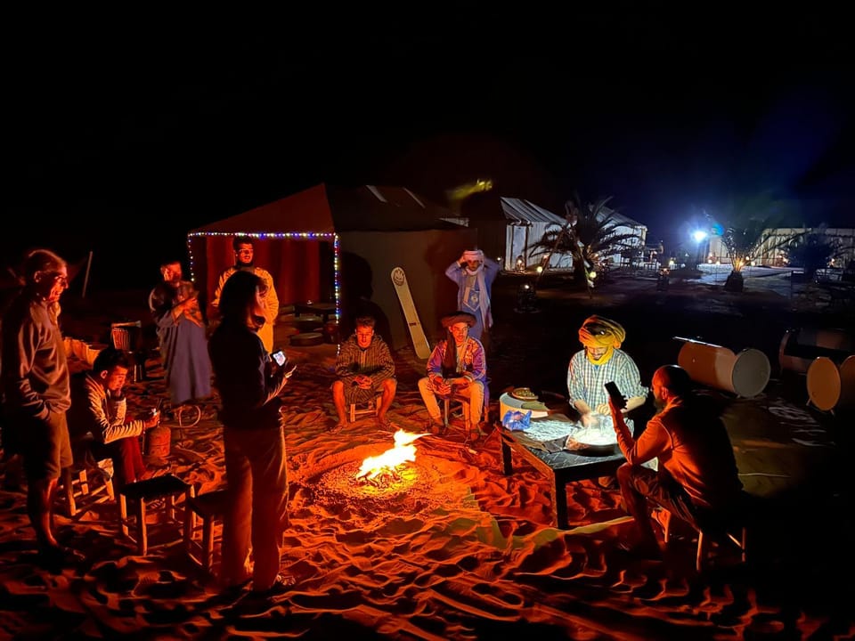 Erg Chbbi Camping Merzouga desert tour Campground/ 
RV Resort in Morocco