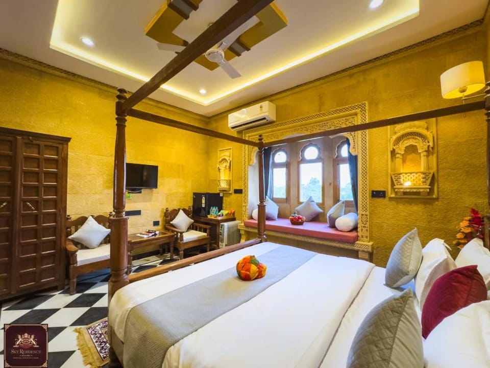 Bed, Living room