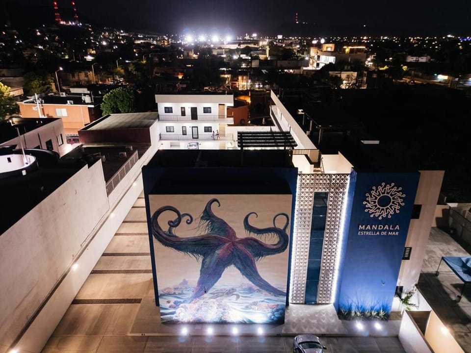 Night, Bird's eye view, City view
