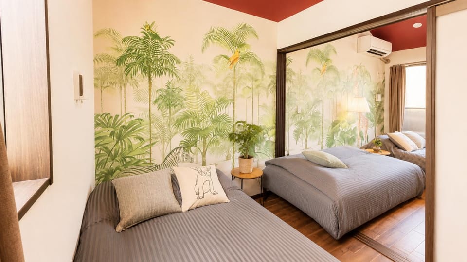 Bed, Bedroom, air conditioner
