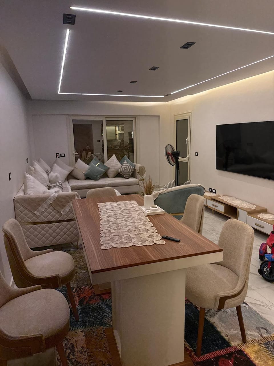 Apartment with a garden on the ground floor, hotel furnishings Apartment in Egypt