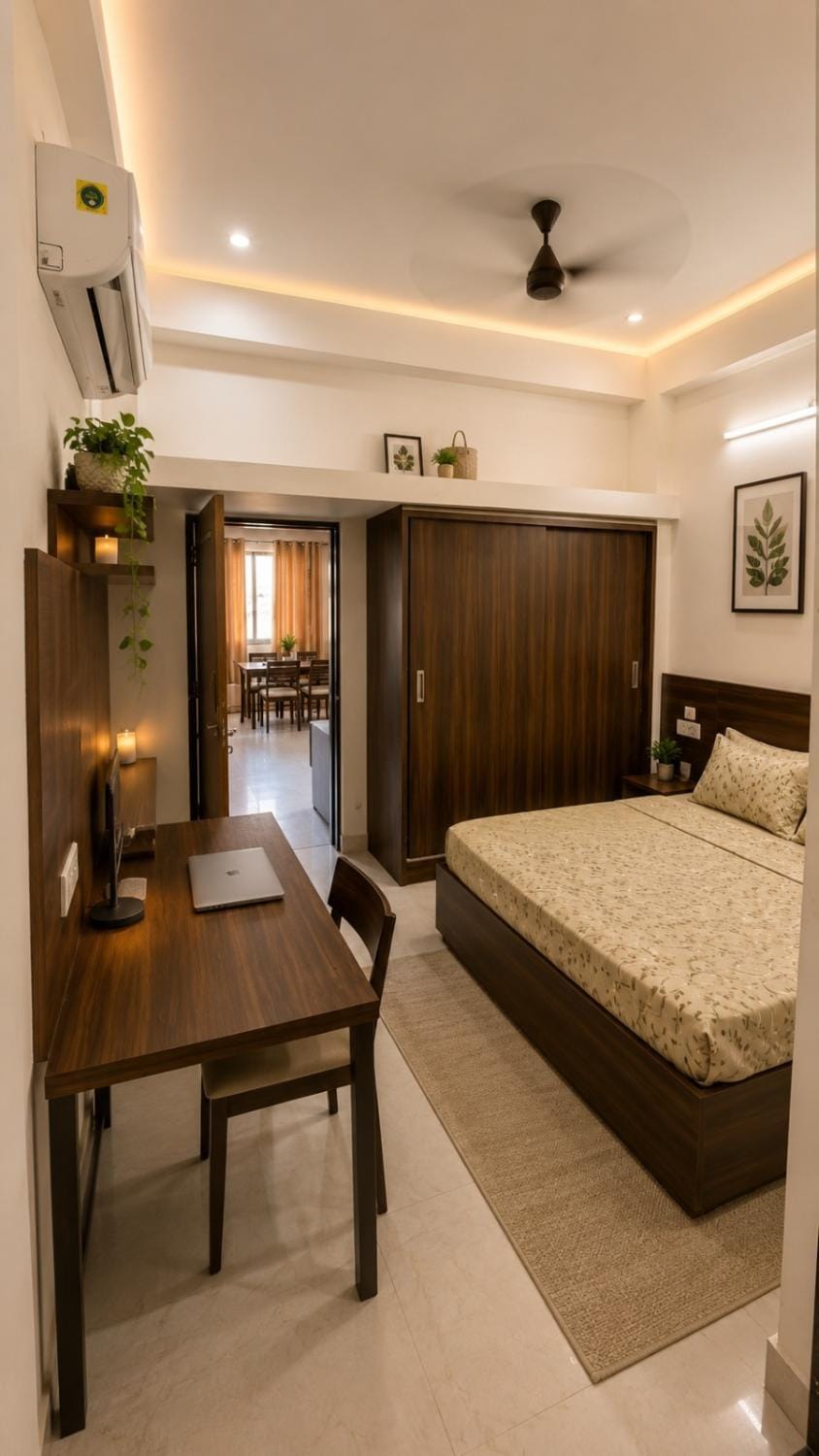 The Cozy Corner Premium 2 BHK flat & Open Terrace room in Ajmer Central Apartment in Rajasthan