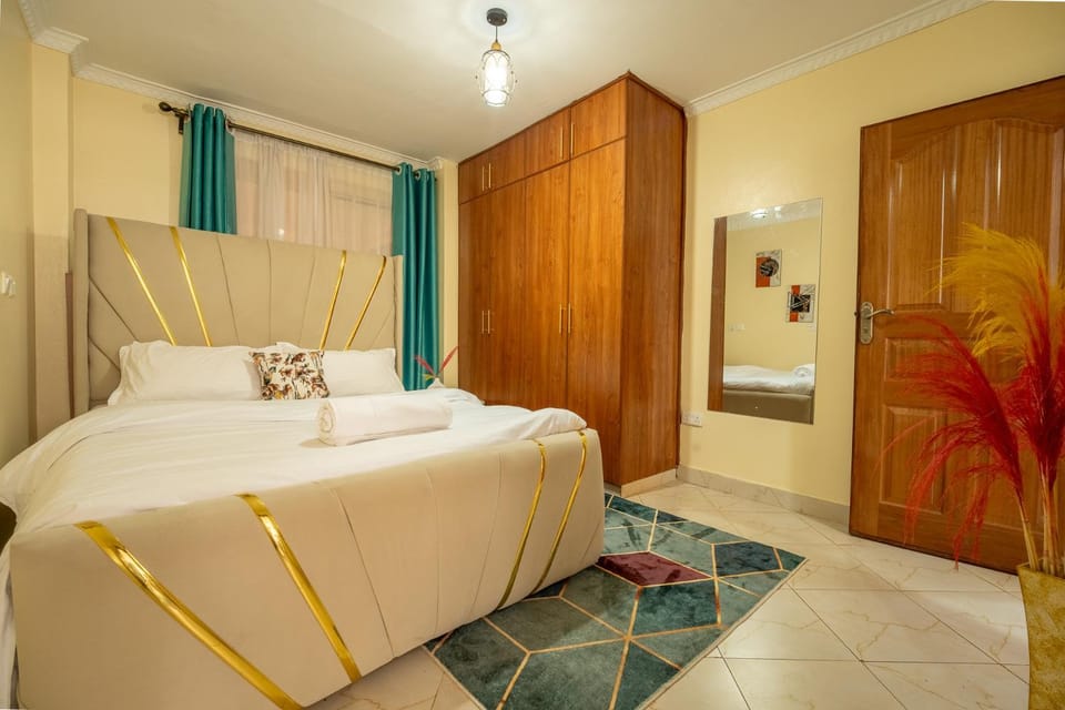 Bed, Photo of the whole room, Bedroom, wardrobe