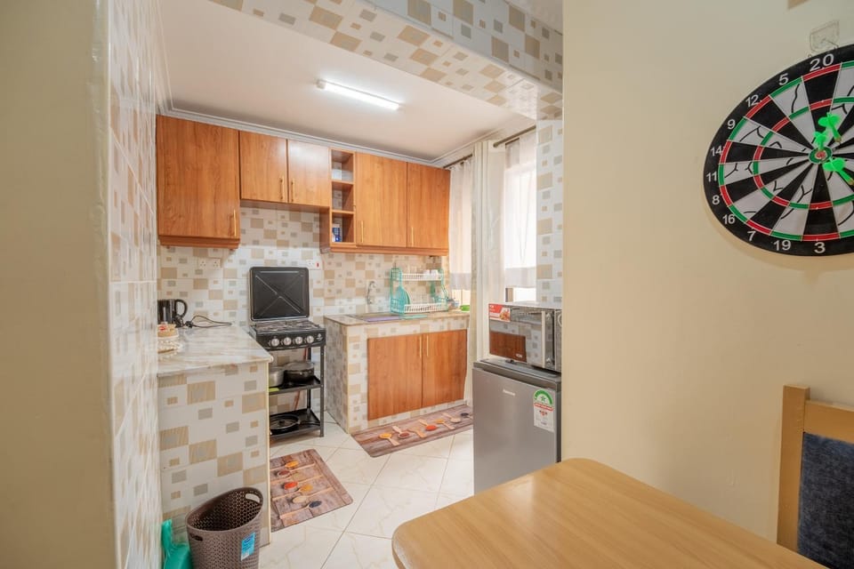 Kitchen or kitchenette, oven, stove