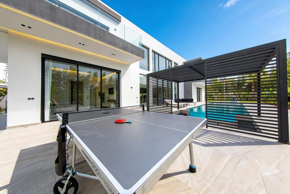 Garden, Table tennis, Table tennis