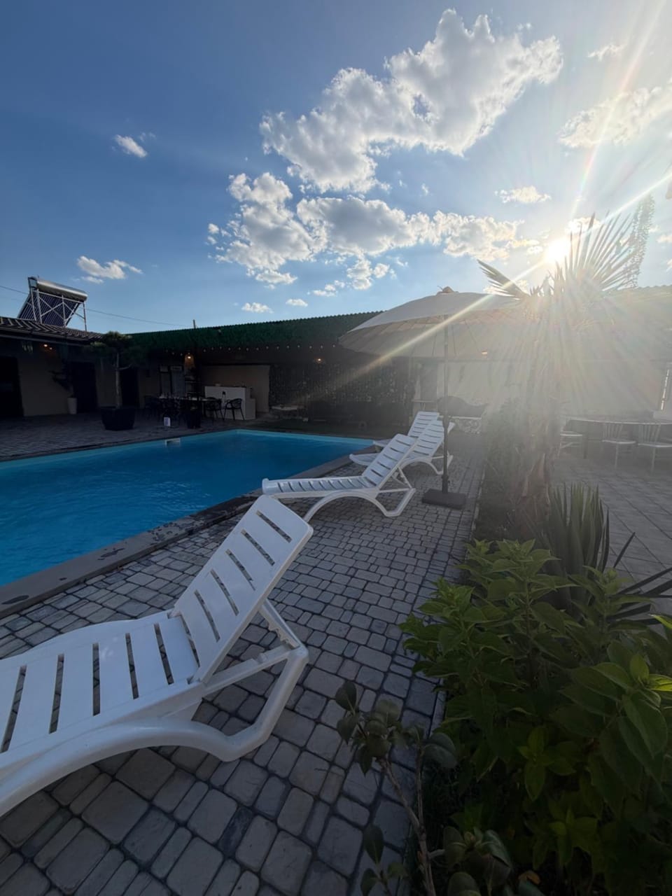 Day, Swimming pool, sunbed