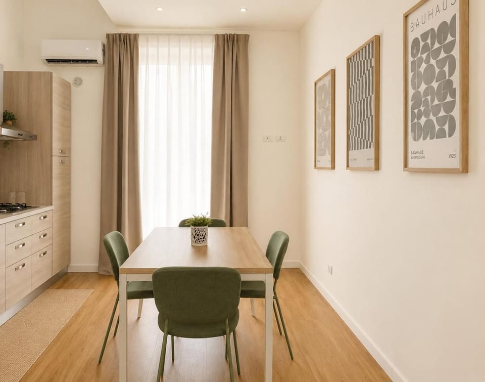 Dining area, air conditioner