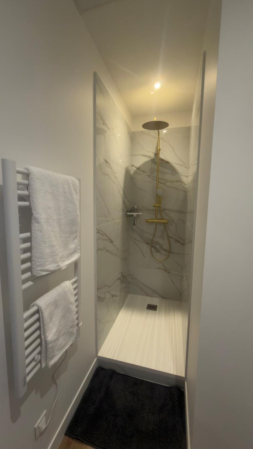 Shower, Bathroom, towels